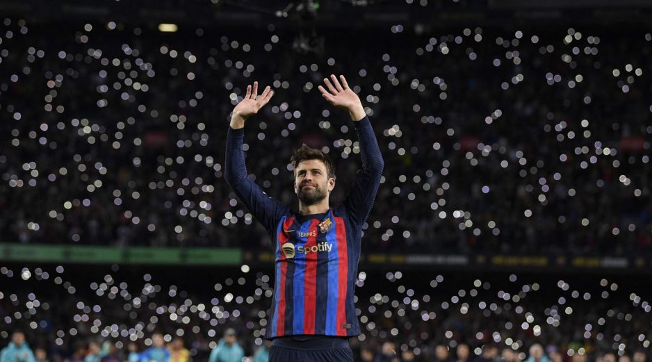 El canterano y leyenda del Barcelona se despidió ayer en suelo catalán. AFP/J. Lago