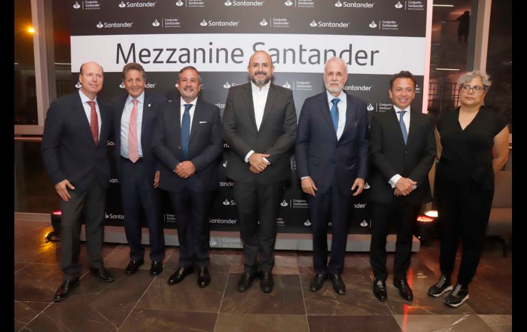 Alejandro Romero, Juan José Frangie, Pablo Quesada, Ricardo Villanueva, Raúl Padilla, Pablo Lemus y María Luisa Meléndrez. GENTE BIEN JALISCO/Claudio Jimeno