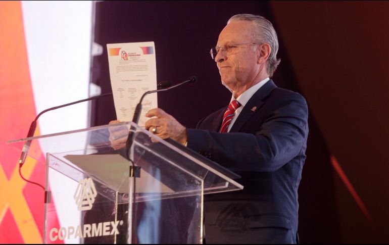 José Medina Mora, presidente nacional de Coparmex. EL INFORMADOR/C. Zepeda