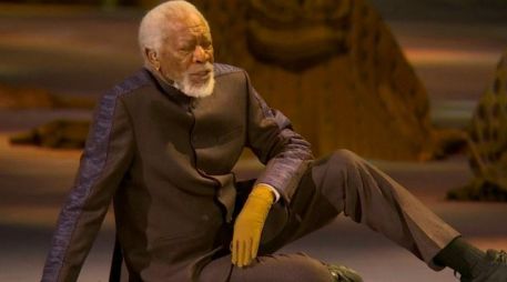 Morgan Freeman apareció en Qatar 2022 para hablar sobre la diversidad en el mundo. ESPECIAL/Twitter