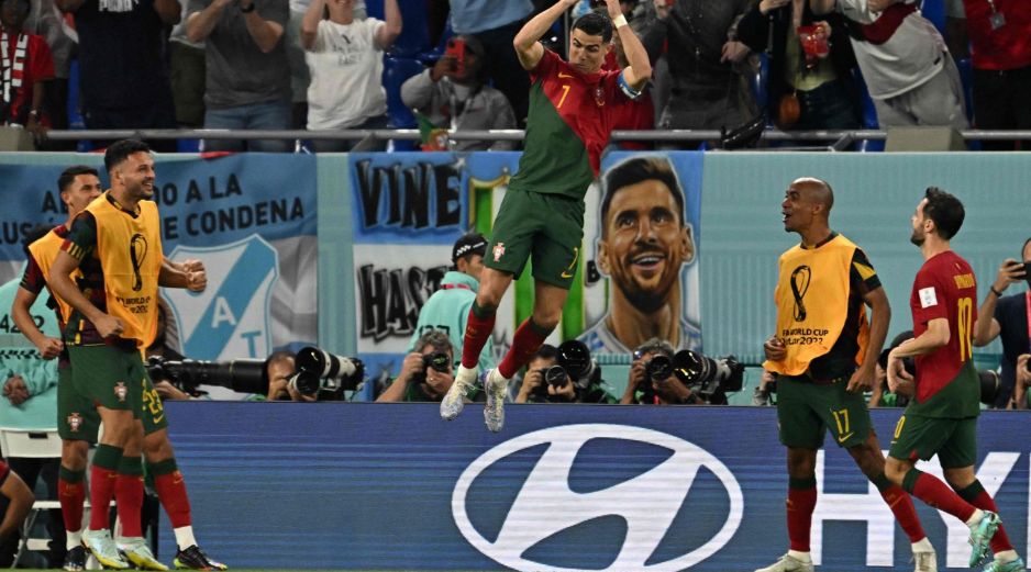 El astro portugués tiene ocho goles en la historia de los mundiales. AFP/M. Vatsyayana