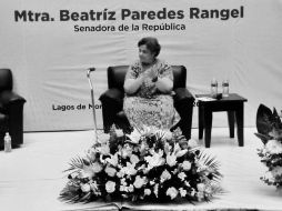 Beatriz Paredes, senadora y ahora aspirante presidencial. ESPECIAL