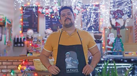 El emprendedor, Carlos Gómez, lleva en las venas ser panadero. EL INFORMADOR/ C. Zepeda
