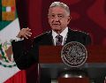 López Obrador informa que esta madrugada las Fuerzas Armadas capturaron a un jefe de una organización criminal que operaba en Nuevo Laredo, Tamaulipas. SUN / D. Sánchez