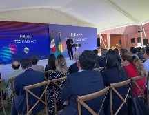 La presentación de Jalisco Tech Hub Act fue realizada en la planta de IBM en El Salto, Jalisco. TWITTER / @inesjp