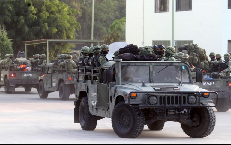 El aplazamiento se da luego que fuera aprobada la reforma para que las Fuerzas Armadas permanezcan en las calles hasta 2028. EL INFORMADOR/ARCHIVO