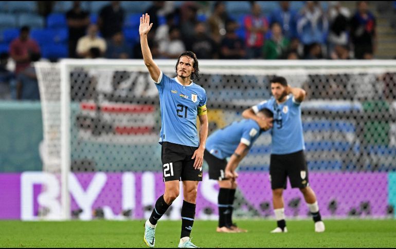 La victoria por 2-0 no fue suficiente para Uuruguay, y se despidió temprano de Qatar 2022. AFP / R. Arboleda