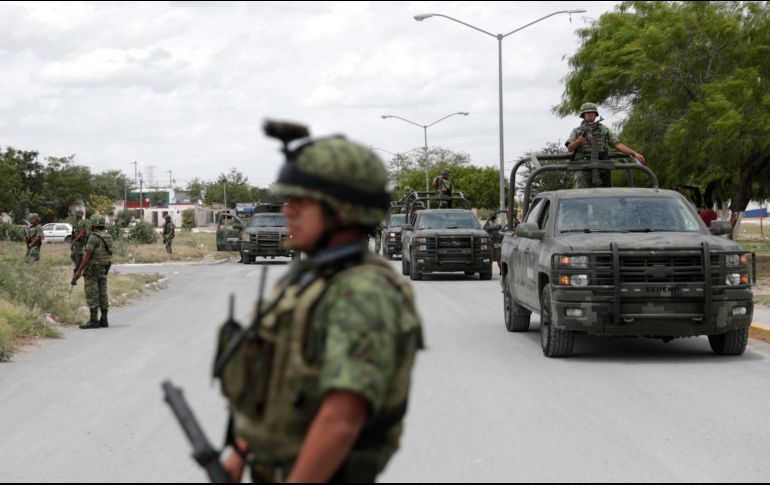 De acuerdo con un comunicado de prensa de la PGJE, los detenidos son militares en activo adscritos a la Sedena, y todos fueron puestos a disposición del agente del MP por el delito de secuestro. SUN/ ARCHIVO