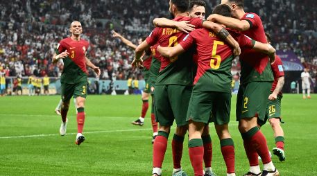 La escuadra de Portugal se impuso por goleada ante Suiza. AFP/J. SAMAD