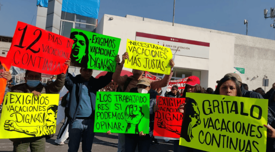 Sindicatos aseguran que están dispuestos a tomar las calles en caso de que no se cumplan sus exigencias. SUN / Enrique Gómez