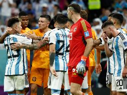Durante el partido, hubo enfrentamientos entre los jugadores de ambos equipos, además de diversas protestas al árbitro del choque, Antonio Mateu Lahoz. EFE / R. Jiménez