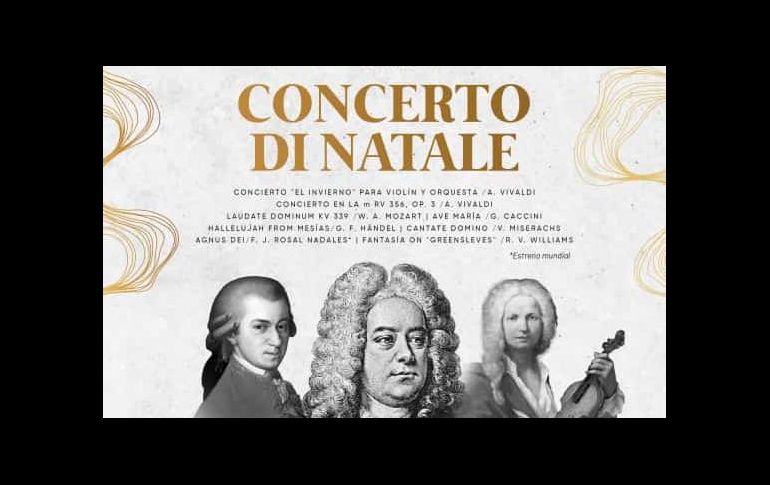 El repertorio para esa noche incluye piezas de Vivaldi, Mozart, Caccini, Händel, Rosal Nadales, Miserachs y Williams. CORTESÍA