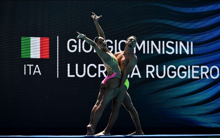 Los hombres han competido en la natación artística en los mundiales de natación -que se disputan cada dos años- desde 2015, y hay duelos mixtos. AP / ARCHIVO