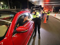 De acuerdo con el SSE, el número de arrestos de personas alcoholizadas al volante fue menor con respecto al 2021, cuando cayeron en el “Torito” siete conductores. ESPECIAL/