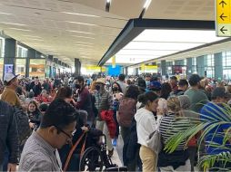Cientos de viajeros estuvieron varados en el aeropuerto de Tijuana debido a retrasos y cancelaciones de último minuto provocados por cuestiones climatológicas. SUN / ARCHIVO