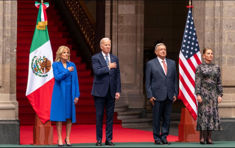 Este domingo el presidente de Estados Unidos, Joe Biden, llegó a México en lo que es la primera visita oficial que realiza desde que llegó a la Casa Blanca. AP/A. Harnik