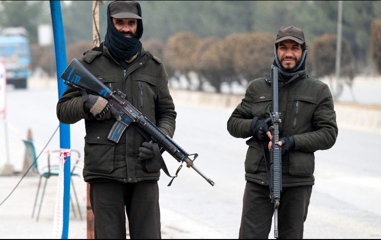 Los talibanes afirman que han mejorado la seguridad desde su retorno al poder en agosto de 2021. AFP