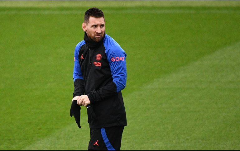 Lionel Messi termina su contrato con el PSG el próximo verano. AP/Chistophe Archambault