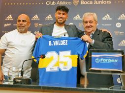 Bruno Valdez firmó contrato con el Boca Juniors hasta el 2025. Twitter/@BocaJrsOficial