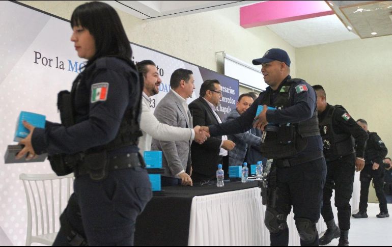 Este jueves fueron reconocidos 49 policías de diferentes corporaciones. EL INFORMADOR/A. Camacho