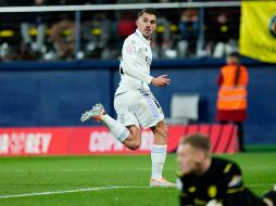 Dani Ceballos marcó el gol con el que el Real Madrid le dio la vuelta a una desventaja de 2-0 ante el Villarreal. AP/J. Breton