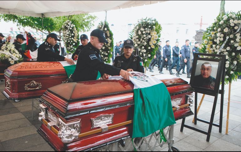 Los casos de policías asesinados en Jalisco tienen cifras preocupantes. EL INFORMADOR/ Archivo