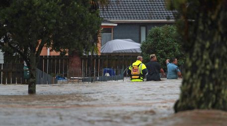 Fuertes tormentas han dejado inundaciones. H. Woodward/AP
