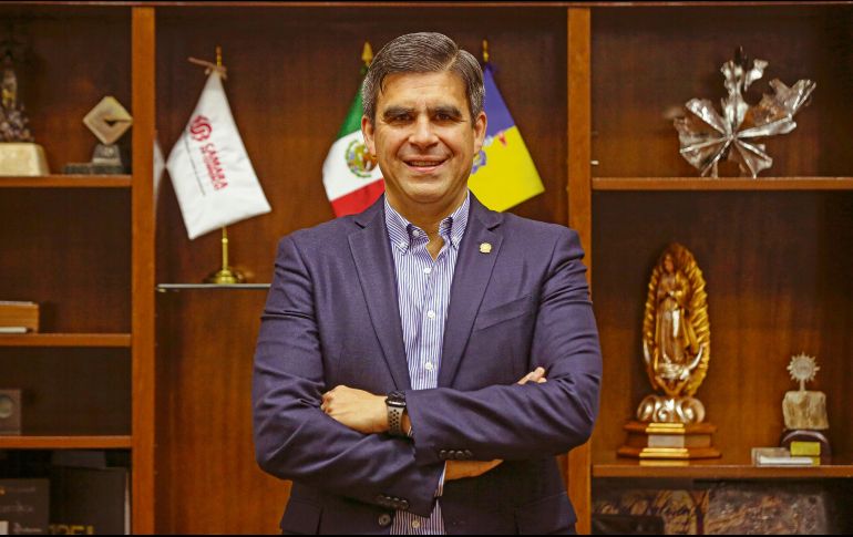 Raúl Uranga es el único dirigente empresarial mexicano elegido para formar parte del Consejo General de la World Chambers Federation. EL INFORMADOR/ C. Zepeda