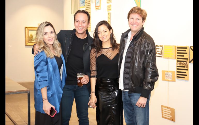 Marifer de la Cerda, Bernardo Peña y Carlos Ferrer. GENTE BIEN JALISCO/Christian Pérez