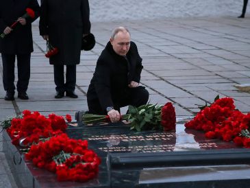 Putin aprovechó también su intervención para negar el aislamiento de Rusia y asegurar que el país sigue teniendo muchos amigos. AP/K. Zavrazhin