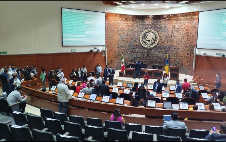Los resultados del análisis al Congreso se entregaron el pasado 31 de enero a la Junta de Coordinación Política. EL INFORMADOR/ARCHIVO