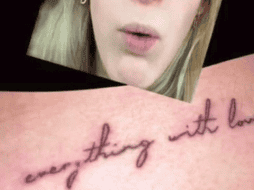 La joven dijo estar muy desilusionada, pues a pesar de que le pidió detalladamente al tatuador lo que ella quería, terminó con otro resultado. TIKTOK / @laurenhufnagell