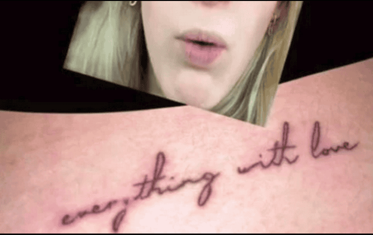La joven dijo estar muy desilusionada, pues a pesar de que le pidió detalladamente al tatuador lo que ella quería, terminó con otro resultado. TIKTOK / @laurenhufnagell