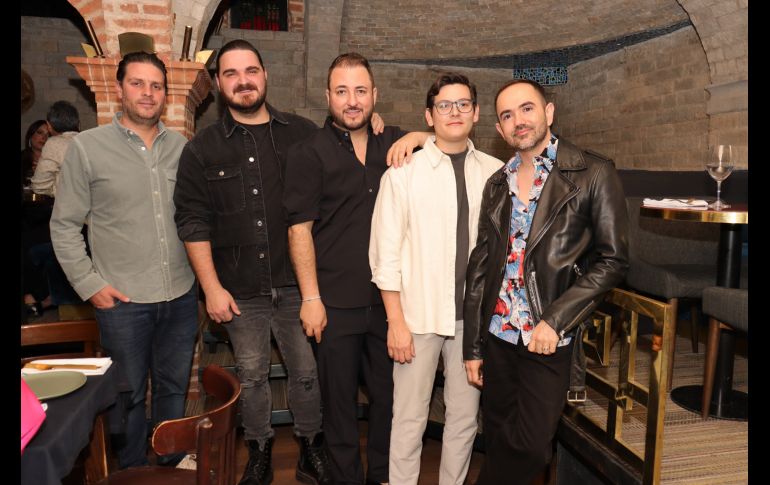 Gonzalo Rodriguez, Kike Hopner, Victor Martínez Gonzalo Rodriguez y Daniel García Garcia. GENTE BIEN JALISCO/Christian Pérez