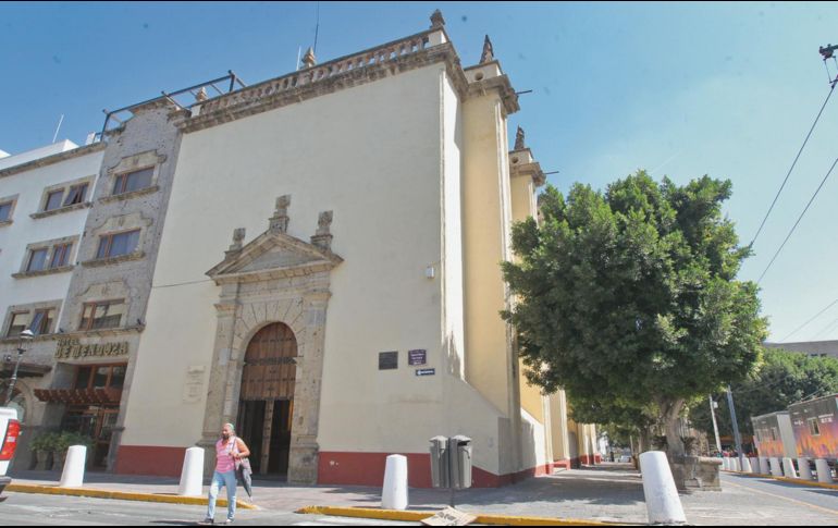 El Templo de Santa María de Gracia se encuentra ubicado en Avenida Hidalgo, a un costado del Teatro Degollado. EL INFORMADOR/ A. Camacho