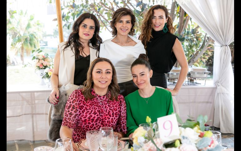 Sofía González, Annie Rosas, Daniella Sánchez, Poly Hernández y Marisol Martínez. GENTE BIEN JALISCO/Jorge Soltero