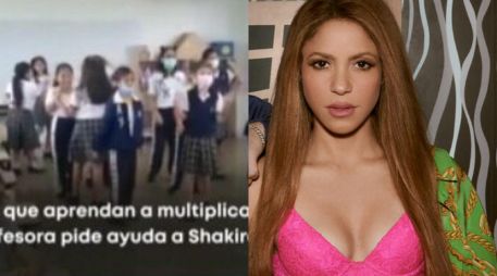 Niños y niñas bailan y cantan la canción de Shakira y una maestra decide pedirle esto a la colombiana. ESPECIAL