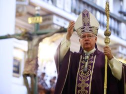 El cardenal de la Arquidiócesis de Guadalajara, José Francisco Robles Ortega, dijo que este domingo es Día de la Familia. EL INFORMADOR/ CARLOS ZEPEDA