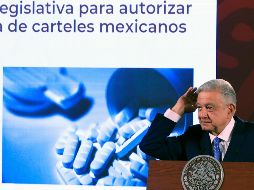 López Obrador también cuestionó en general las políticas de Estados Unidos con países que designa en la lista de terrorismo. EFE / M. Guzmán