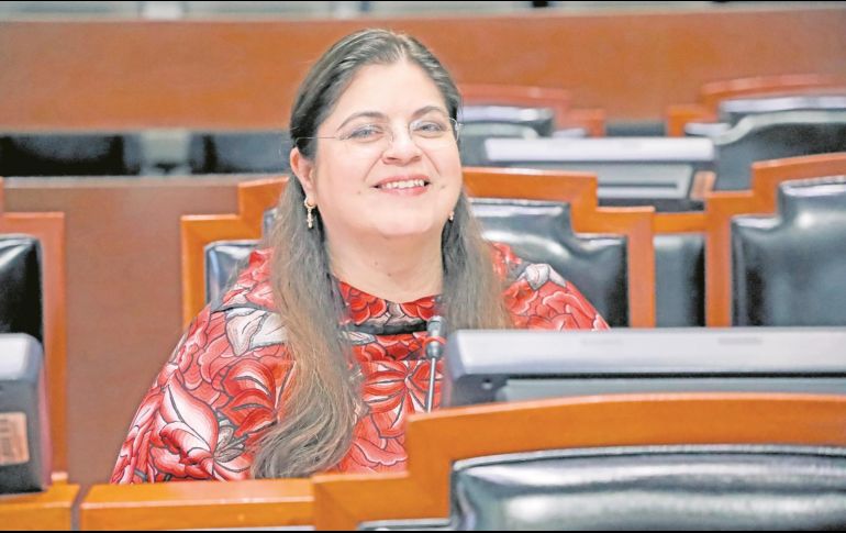 Hortensia Noroña. La legisladora se apoya en su visión académica para servir a la ciudadanía. ESPECIAL