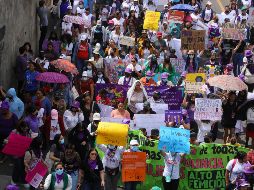 Manifestaciones en todo el mundo con motivo del Día Internacional de la Mujer. EFE/G. Amador