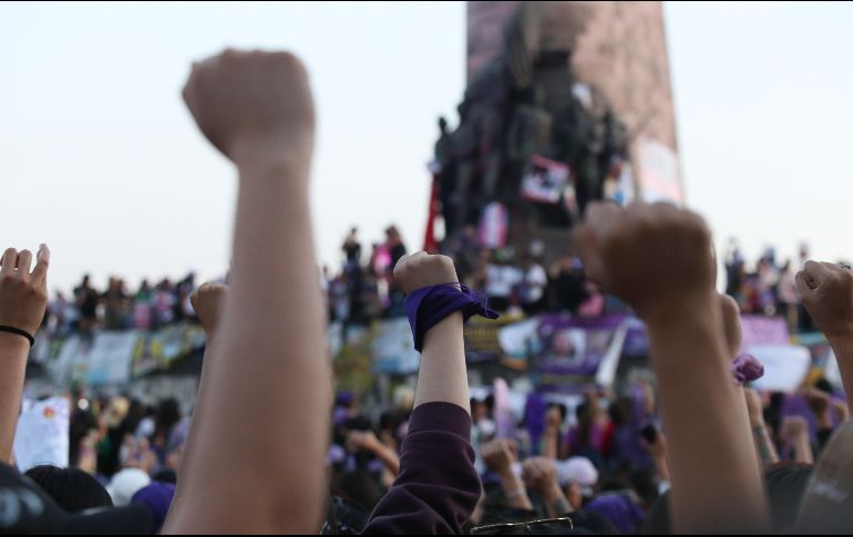 El 9 de marzo de 2020 se realizó el primer paro nacional de mujeres convocado por colectivas y organizaciones feministas, bajo el lema: “Si paramos nosotras, para el mundo”. EL INFORMADOR/C. Zepeda