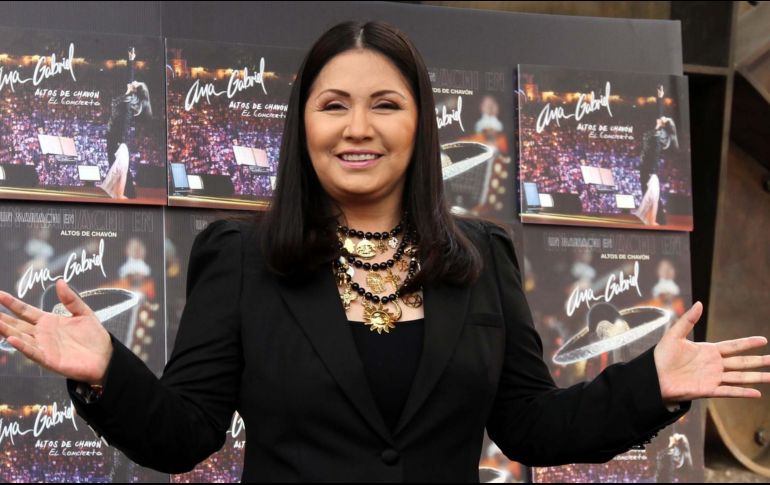 Ana Gabriel sigue cosechando una exitosa carrera musical. NOTIMEX/ARCHIVO