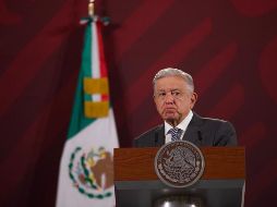 López Obrador afirmó que no hay ninguna clase de persecución política contra Calderón, pero cuestionó su postura ante el veredicto de García Luna. SUN/ G. Espinoza