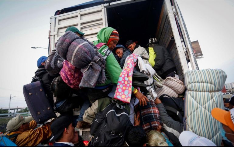 Los presuntos narcotraficantes que transportaban a los migrantes, se habían dado a la fuga al momento que llegaron las fuerzas militares y policíacas. EFE / ARCHIVO