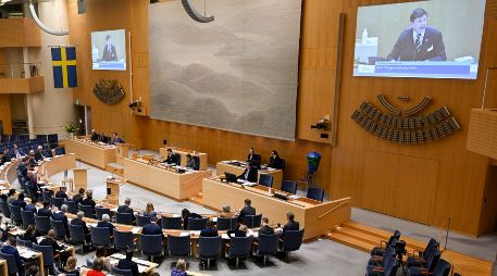 El Gobierno sueco confía en que el ingreso en la OTAN se formalice en la cumbre de la Alianza. EFE/A. WIKLUND