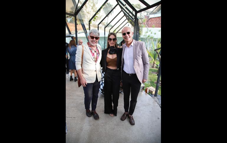 Alfonso Carriquiri, Sofía Basave y Nuno Colaco. GENTE BIEN JALISCO/Tony Martínez