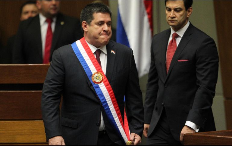 Cartes (foto) y Velázquez han rechazado antes las acusaciones AP/M. Escurra