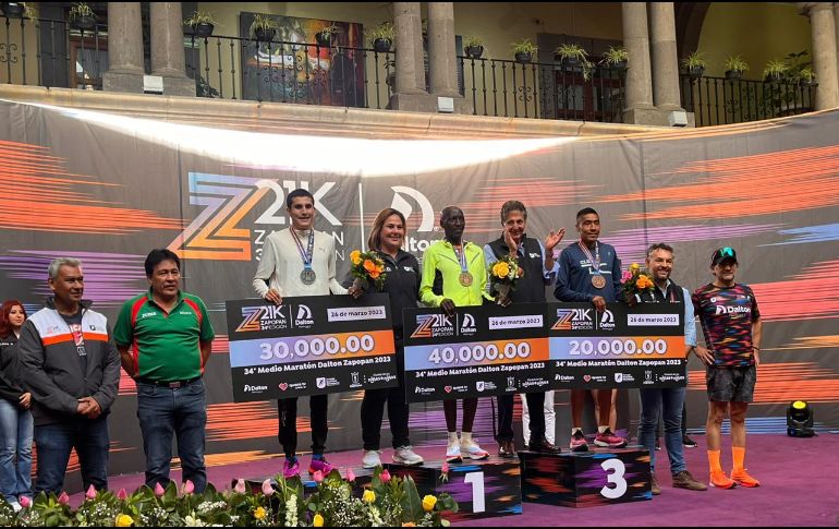 Las ganadoras en la categoría femenil. EL INFORMADOR/ A. García