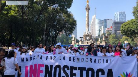 Miles de mexicanos salieron a las calles el pasado 26 de febrero en contra del Plan B y en defensa del INE. SUN